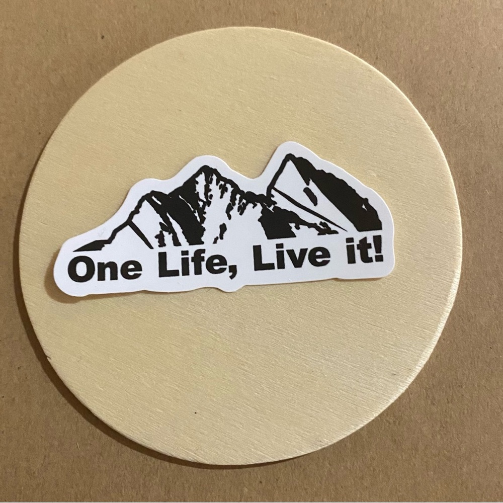 π20/$12π One Life, Live it Sticker